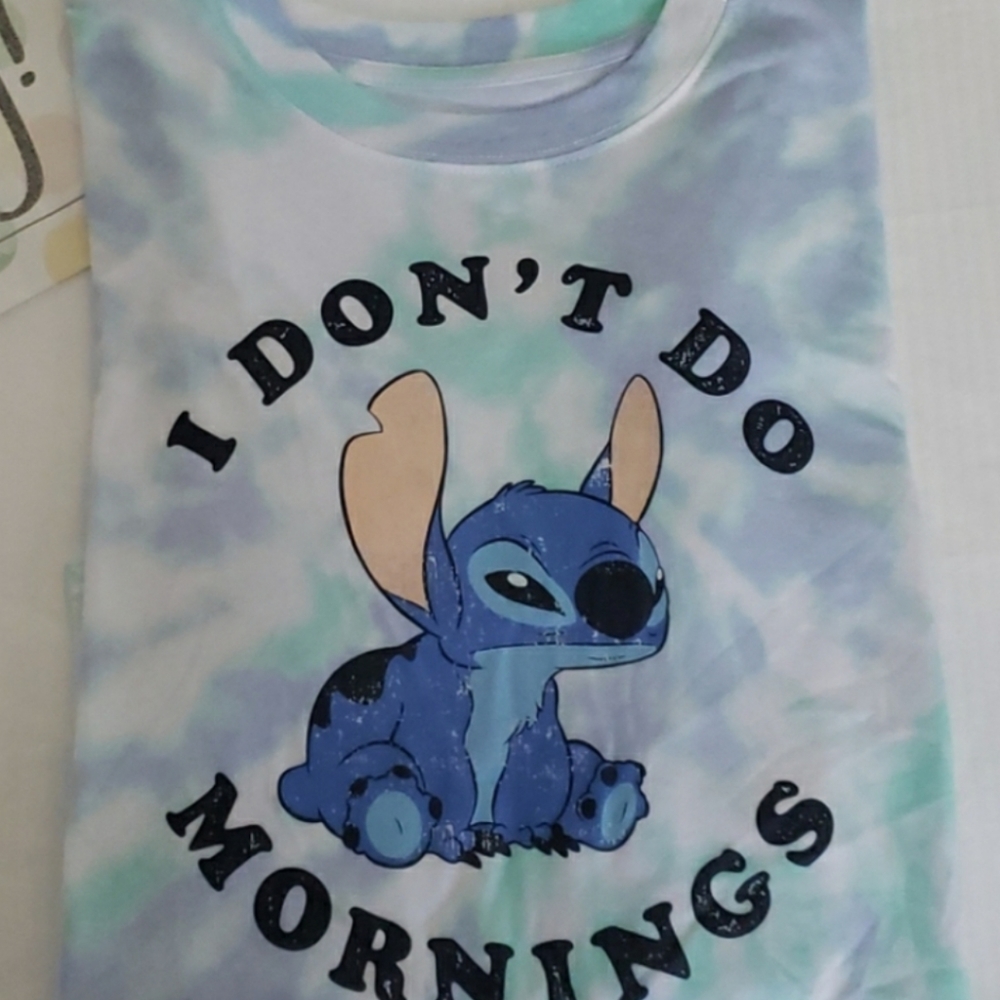 Disney Tie Dye Stitch Character Tee